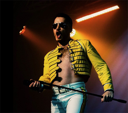 luke as freddie tribute